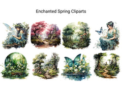 Enchanted Spring Clipart - CraftNest