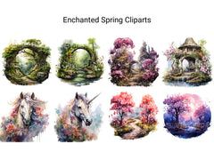 Enchanted Spring Clipart - CraftNest