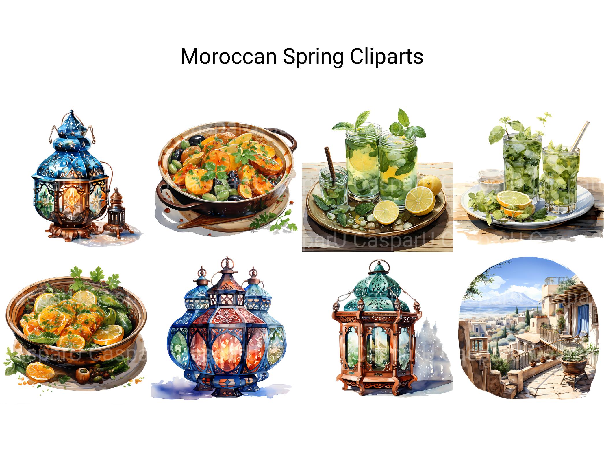 Moroccan Spring Clipart - CraftNest