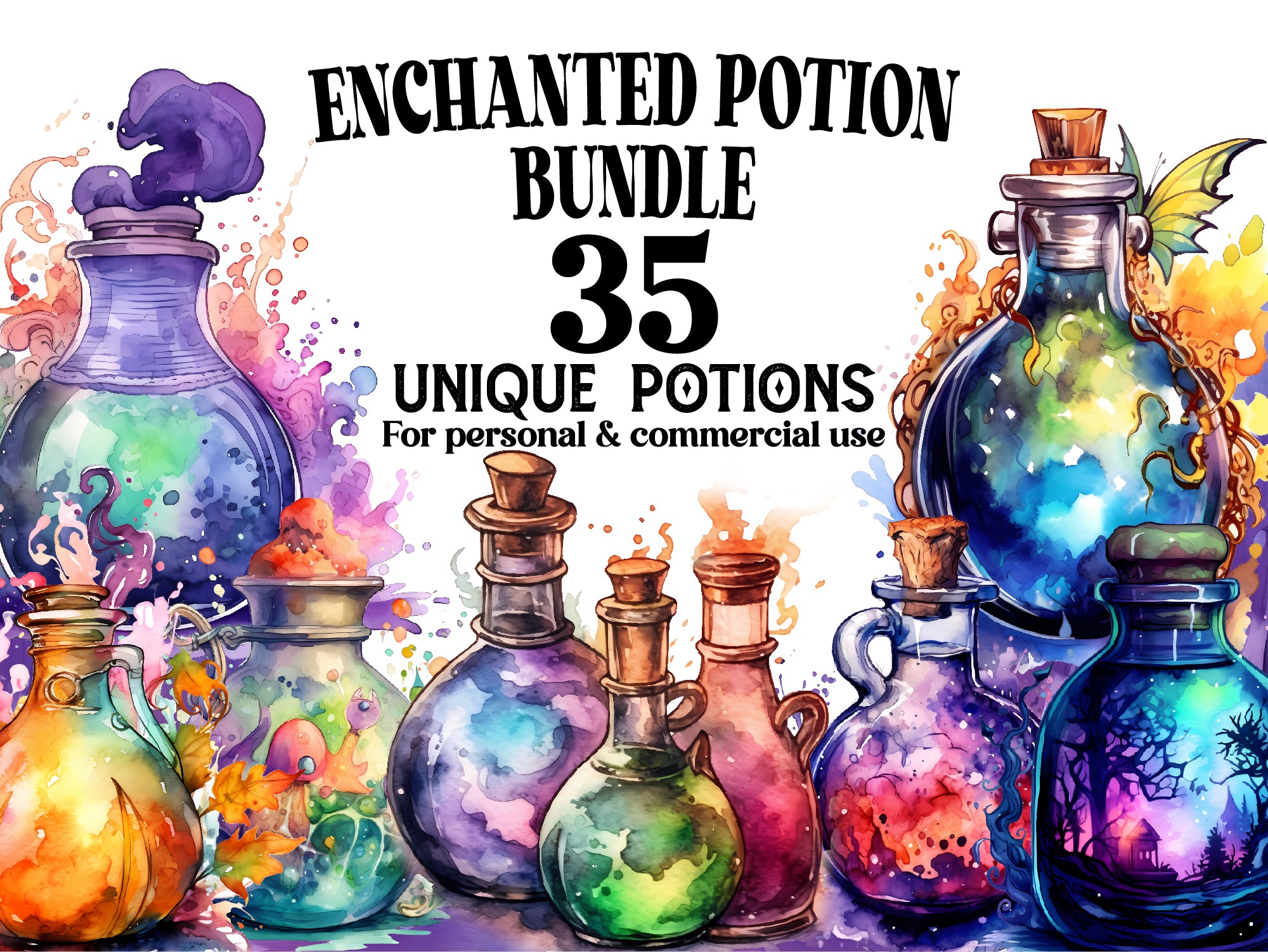 Enchanted Potion Clipart - CraftNest