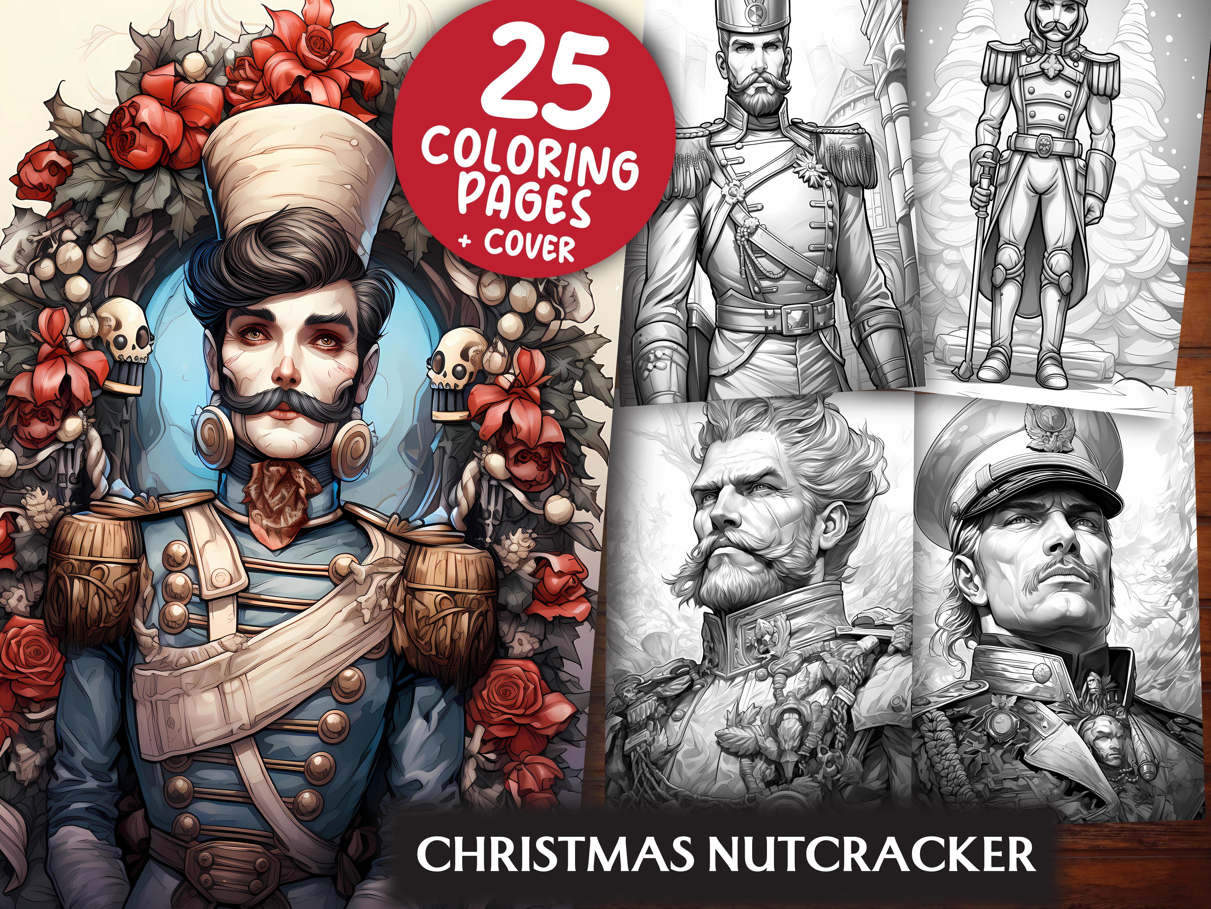 Christmas Nutcracker Coloring Books - CraftNest