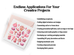 Pink Princess Macarons Clipart - CraftNest