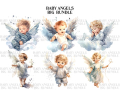 Baby Angels Clipart - CraftNest