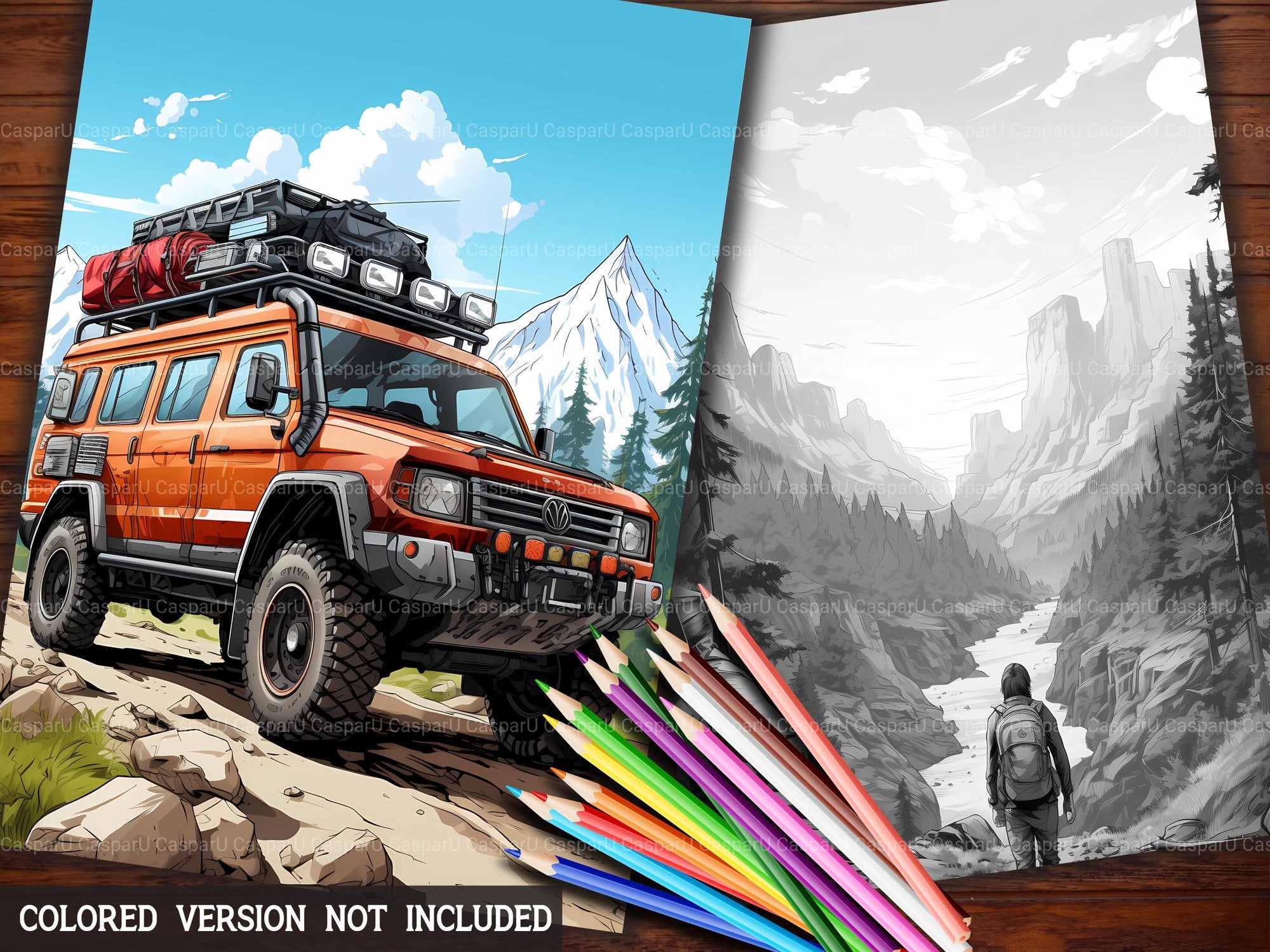Adventure Travel Coloring Books - CraftNest