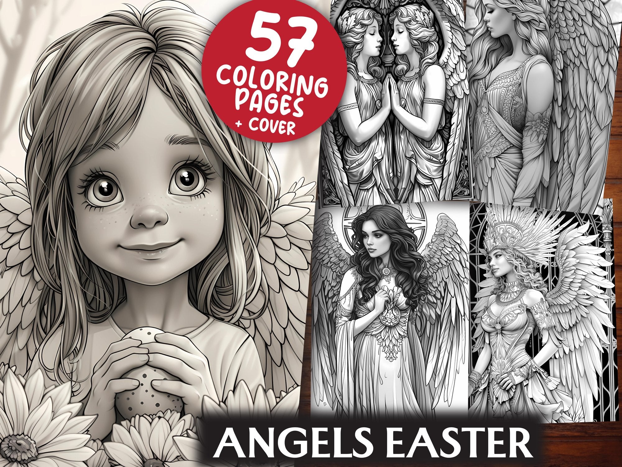 Angels Easter Coloring Books - CraftNest