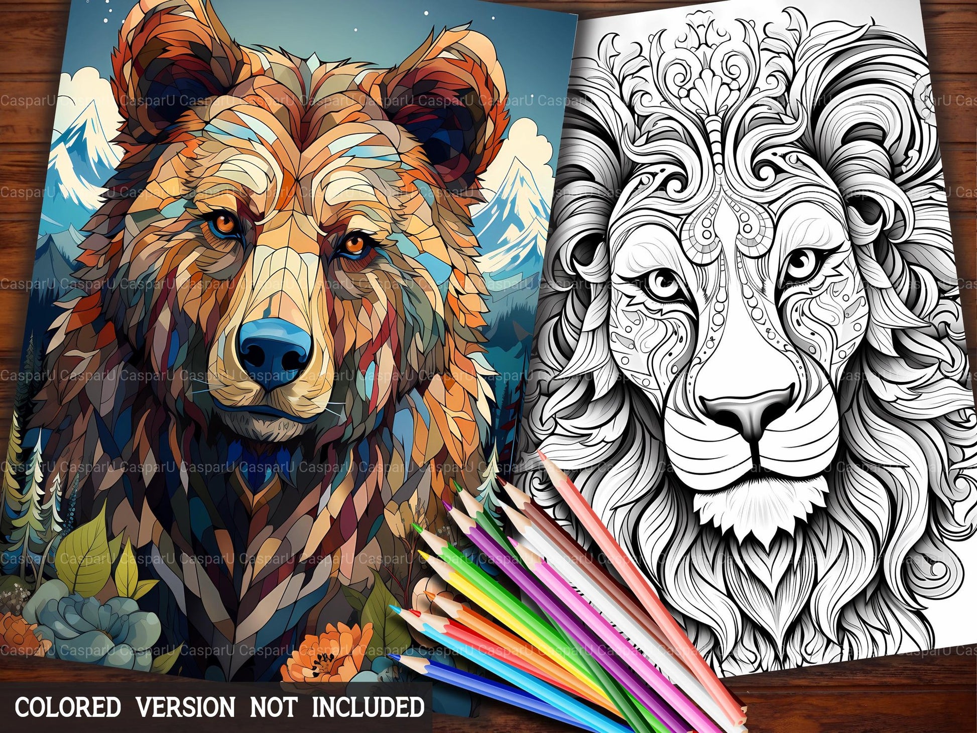 Animal Mandala Coloring Books - CraftNest