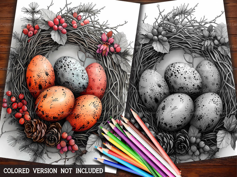 Art Nouveau Easter Coloring Books - CraftNest