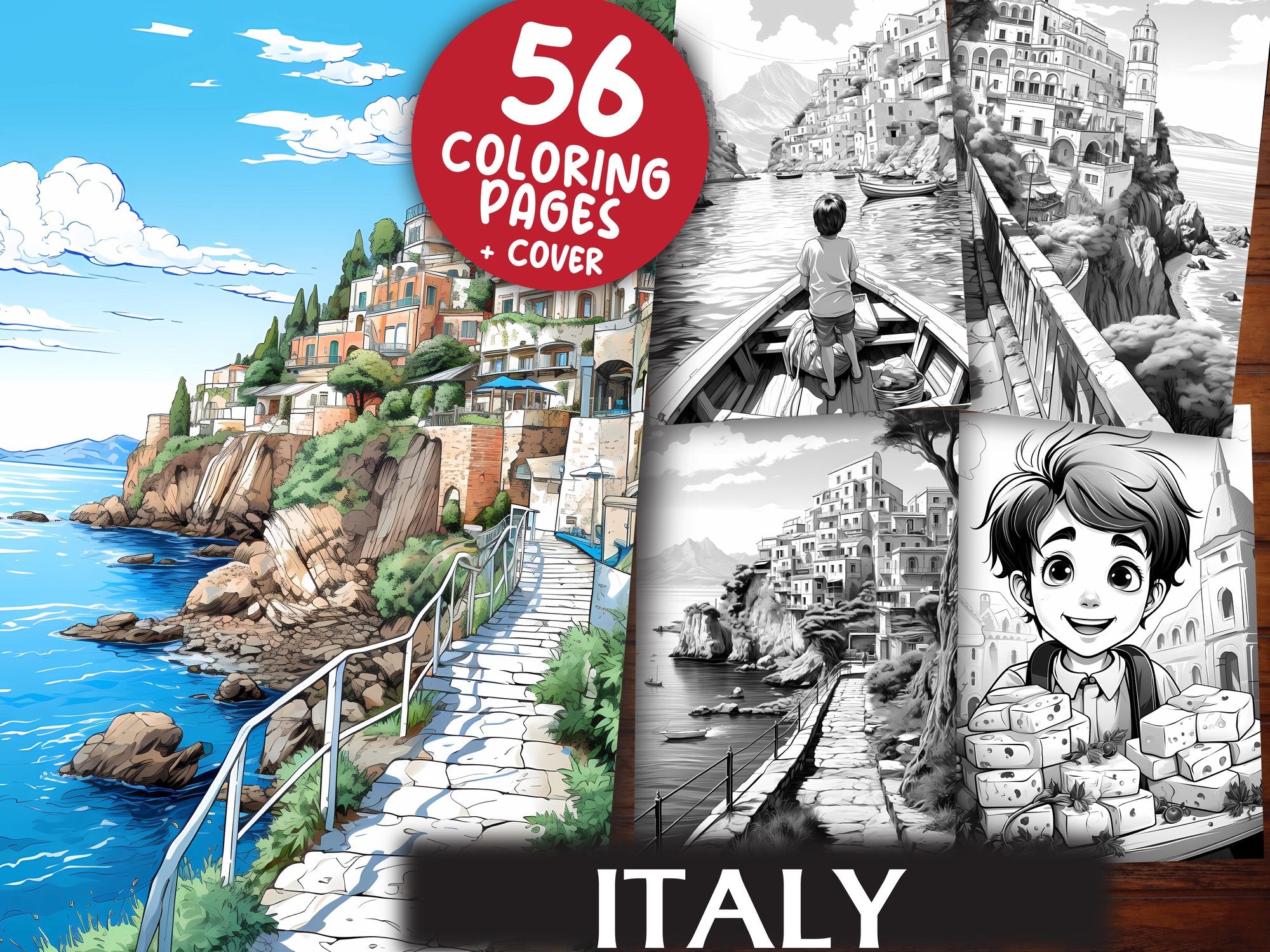 Italy Coloring Books - CraftNest