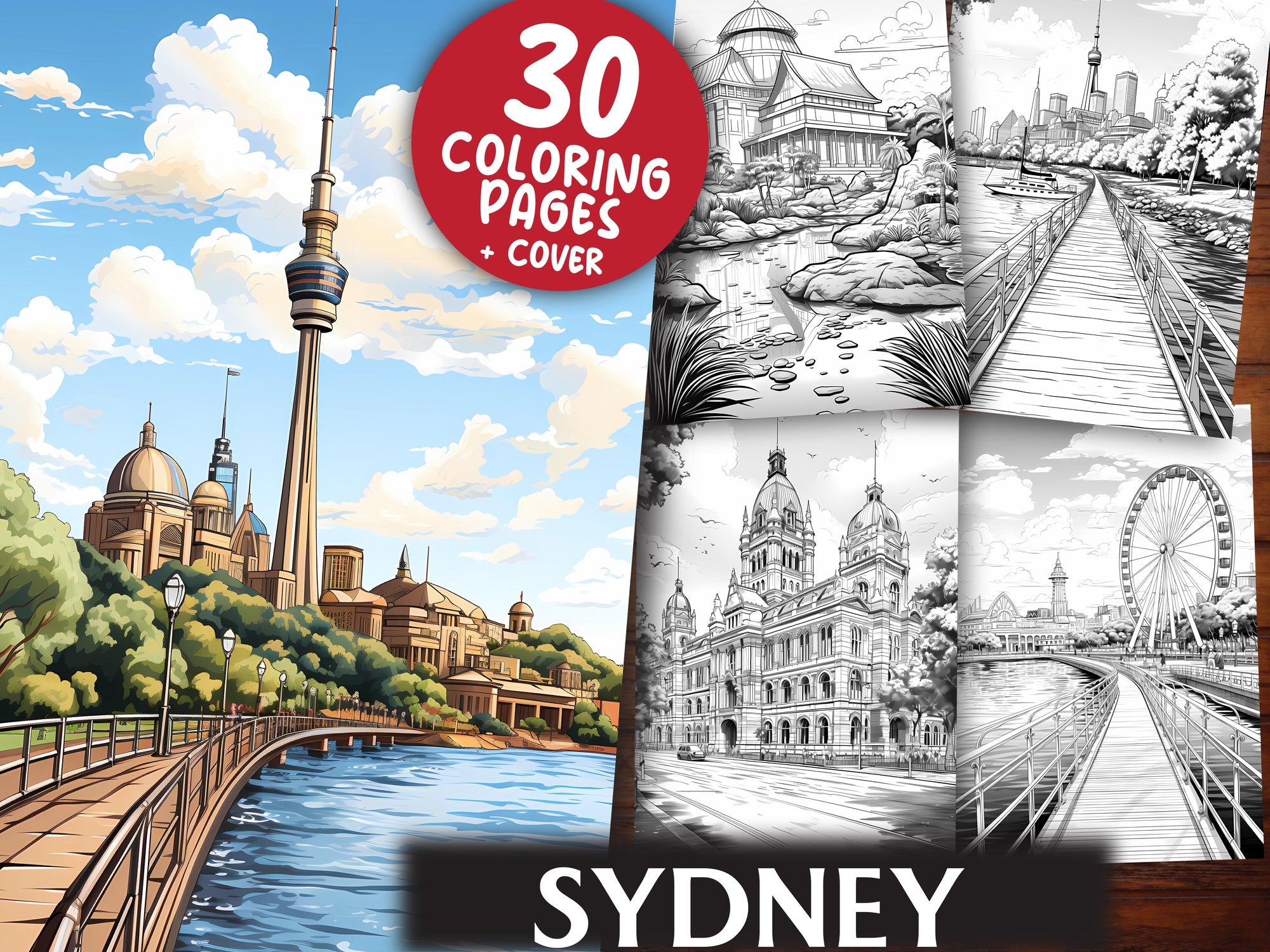 Sydney Coloring Books - CraftNest