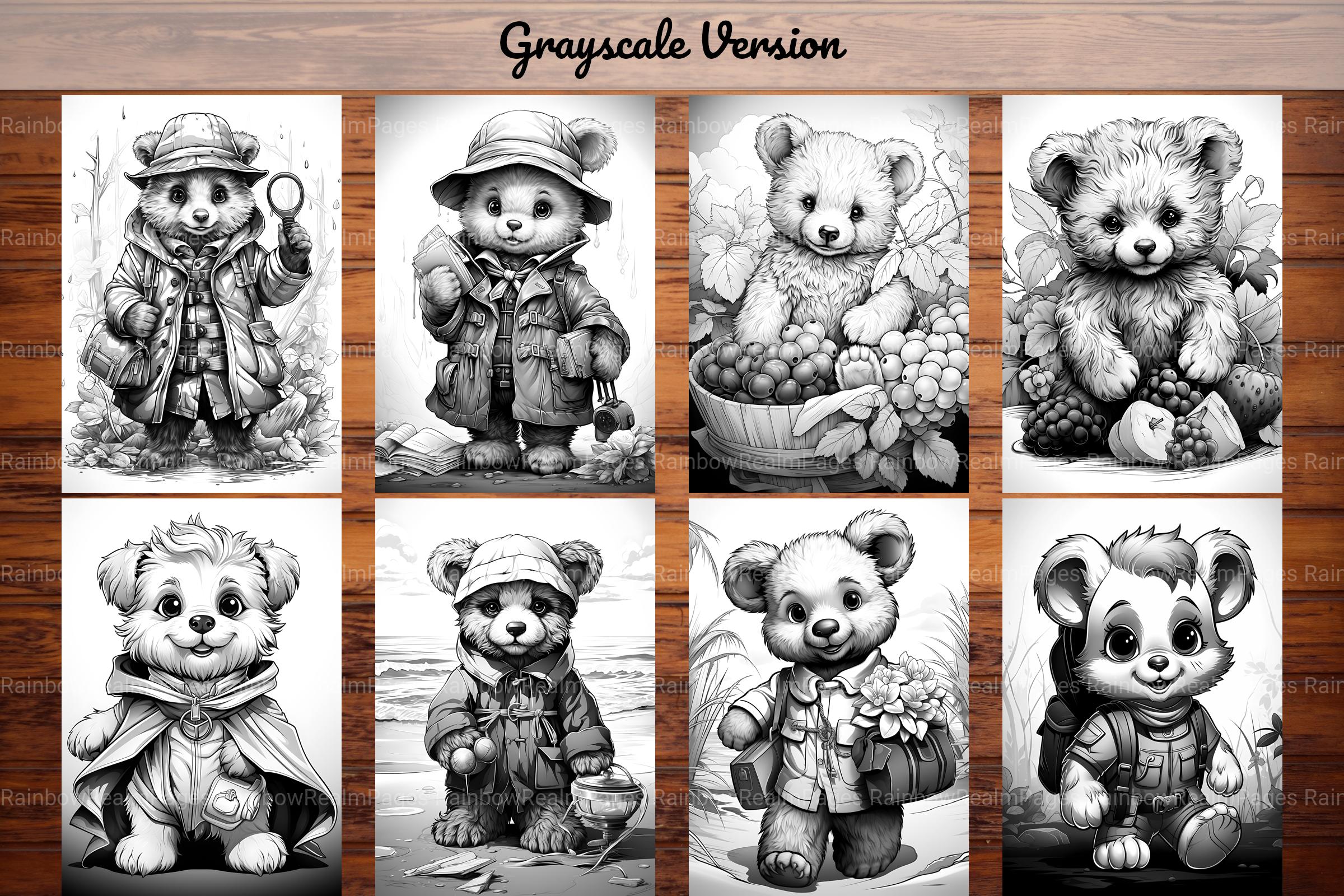 Teddy Bear Coloring Books - CraftNest