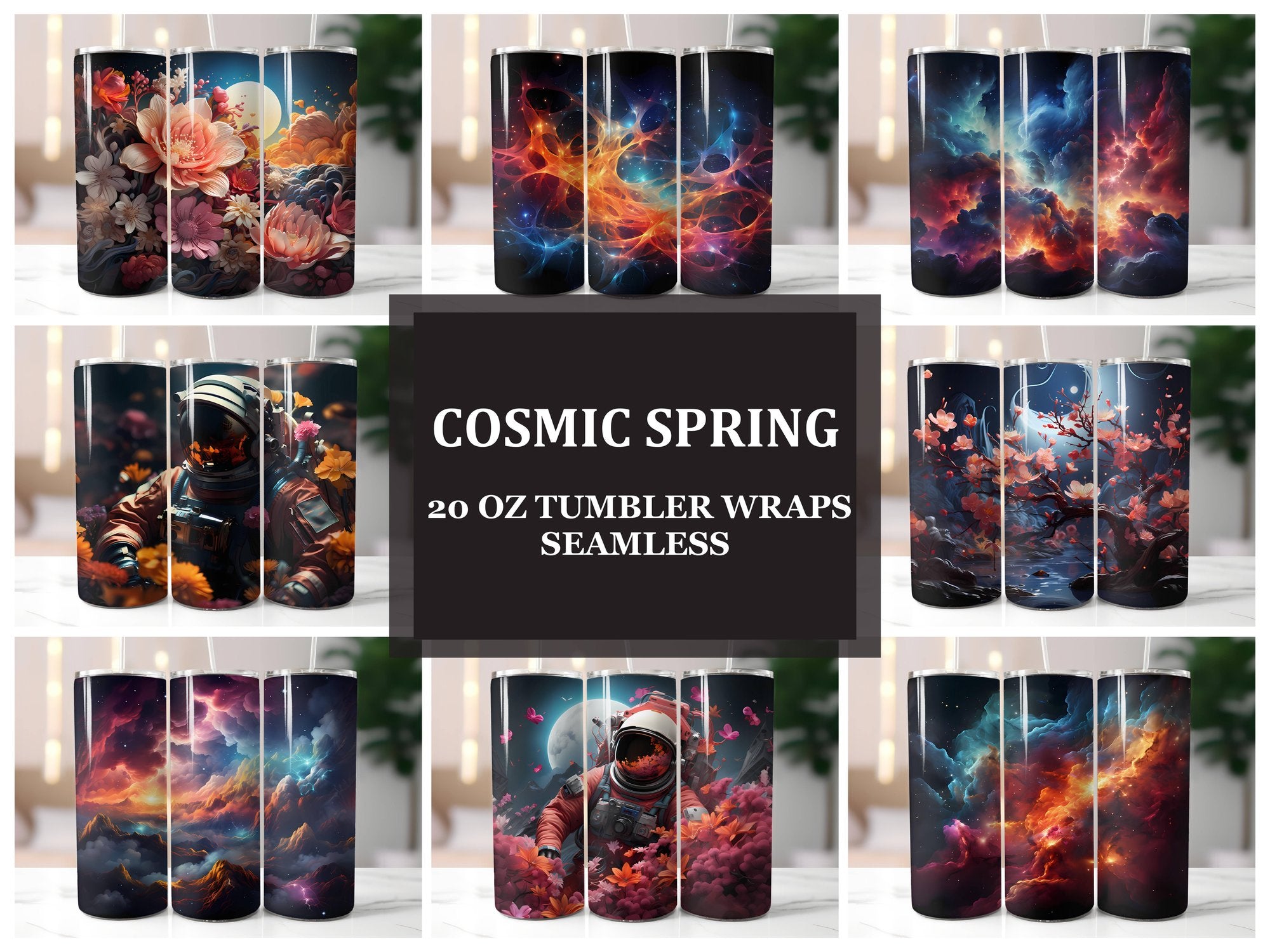 Cosmic Spring 2 Tumbler Wrap - CraftNest