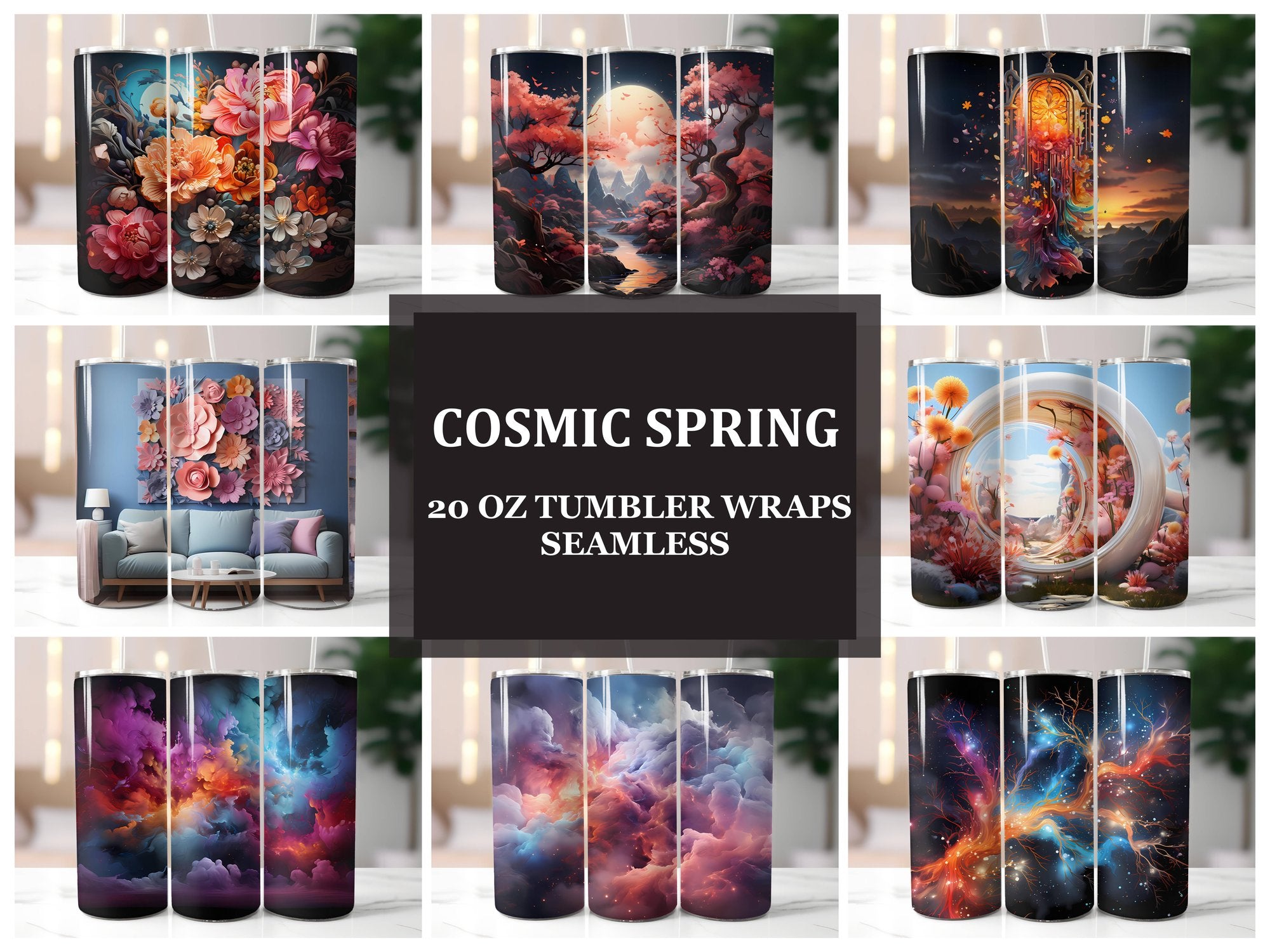 Cosmic Spring 1 Tumbler Wrap - CraftNest