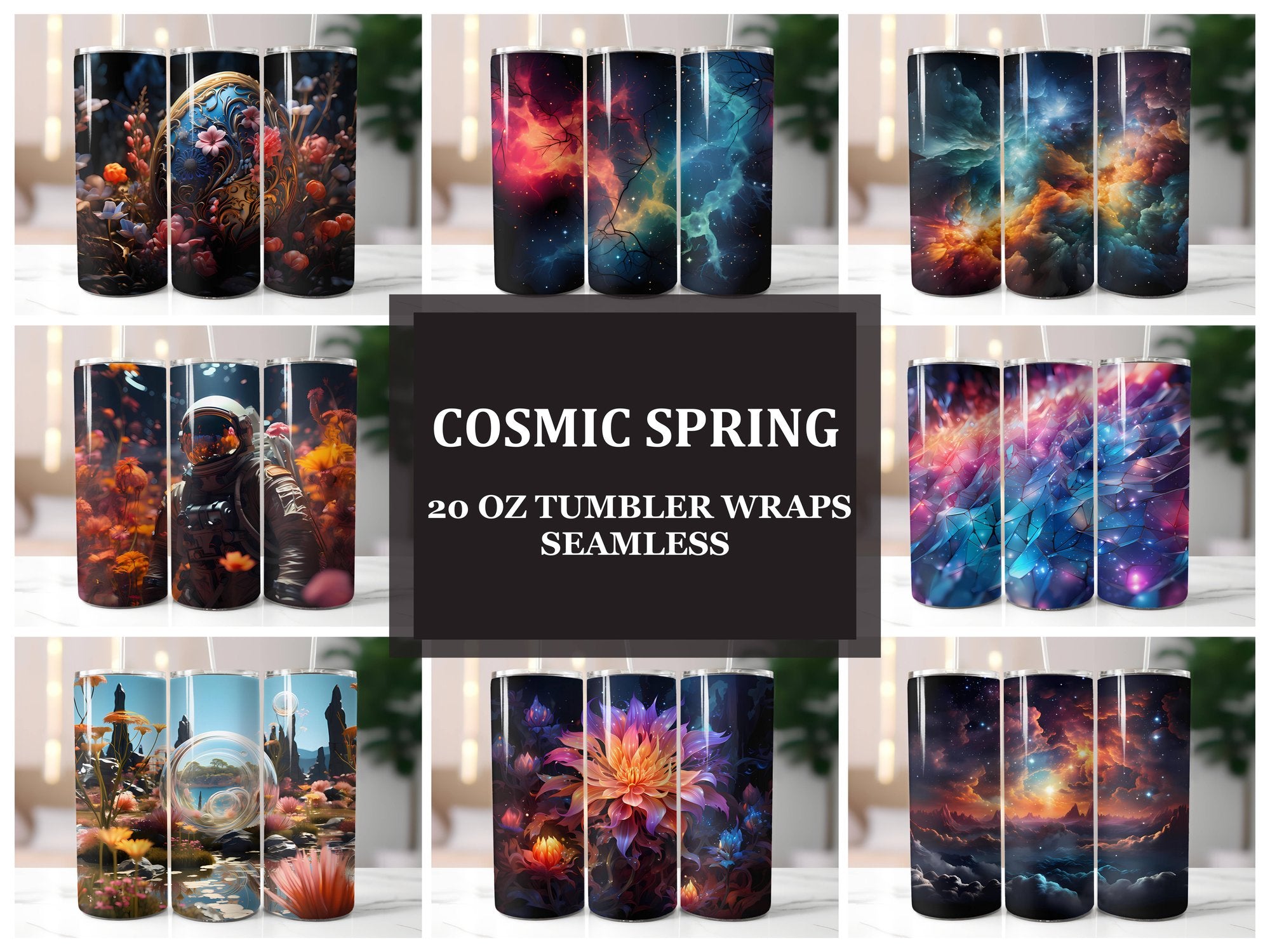 Cosmic Spring 4 Tumbler Wrap - CraftNest