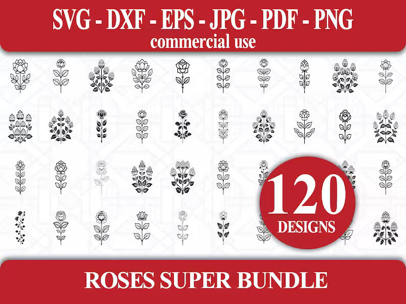 Roses SVG Bundle