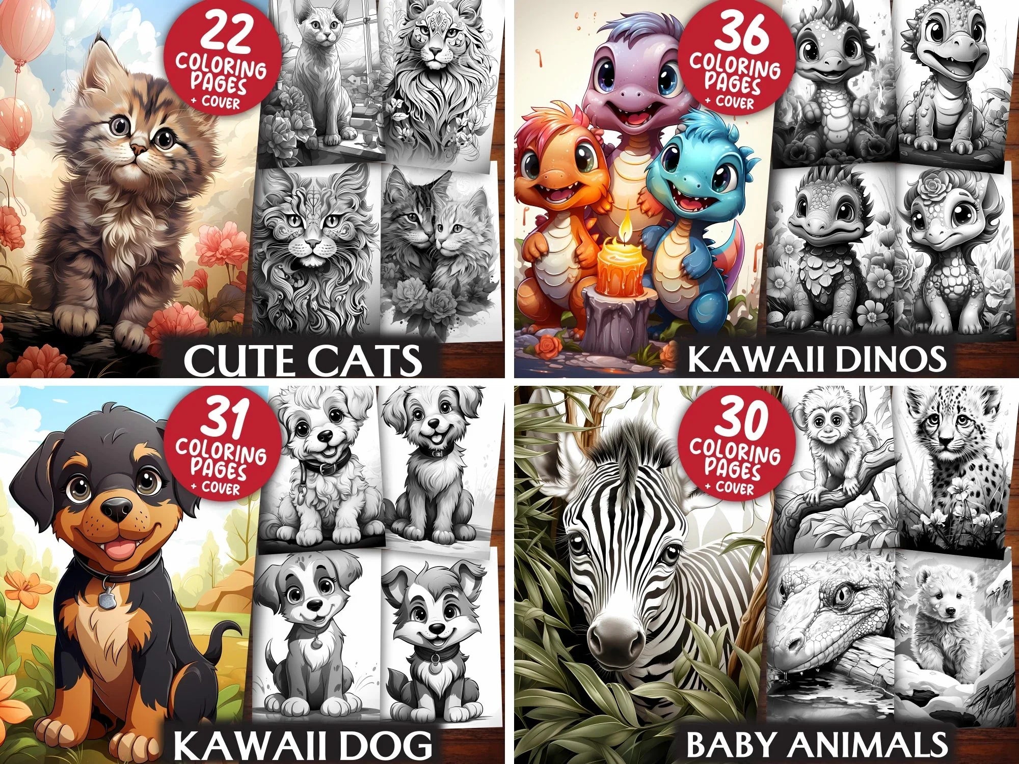 Animals Coloring Books