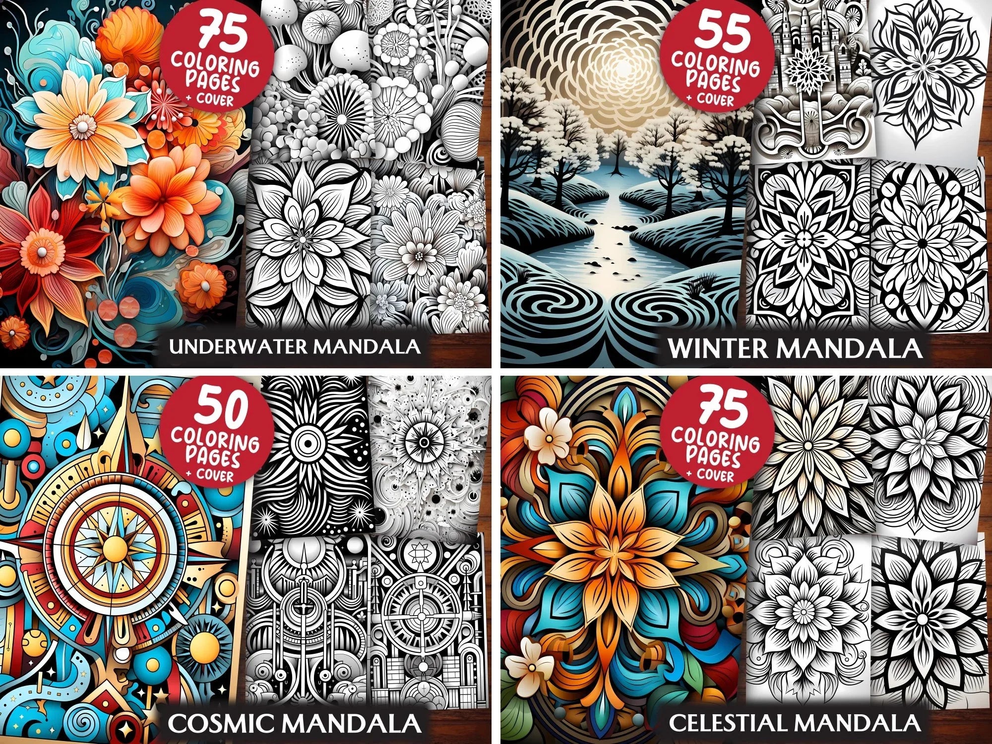 Mandala Coloring Books