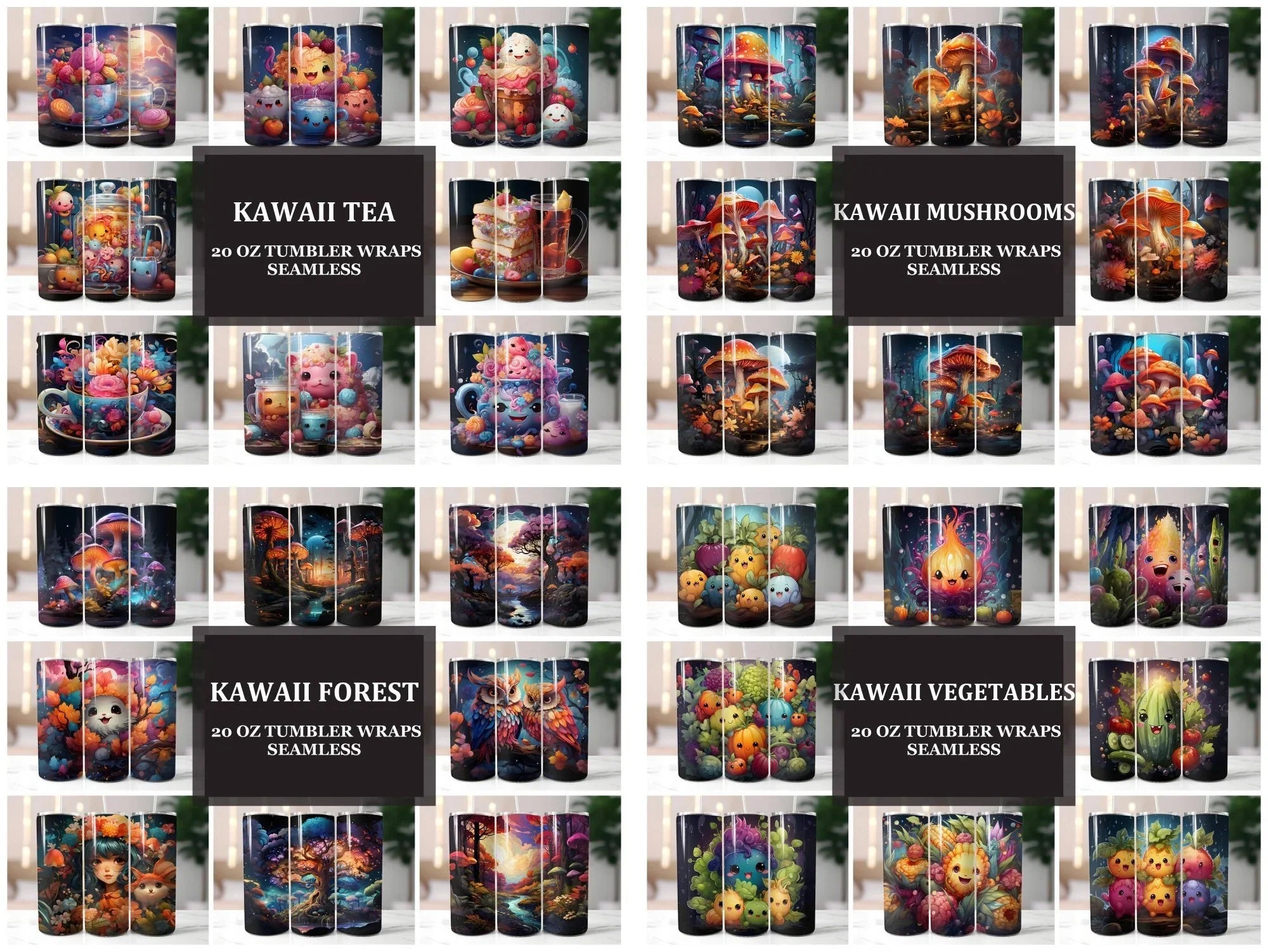 Kawaii Tumblers
