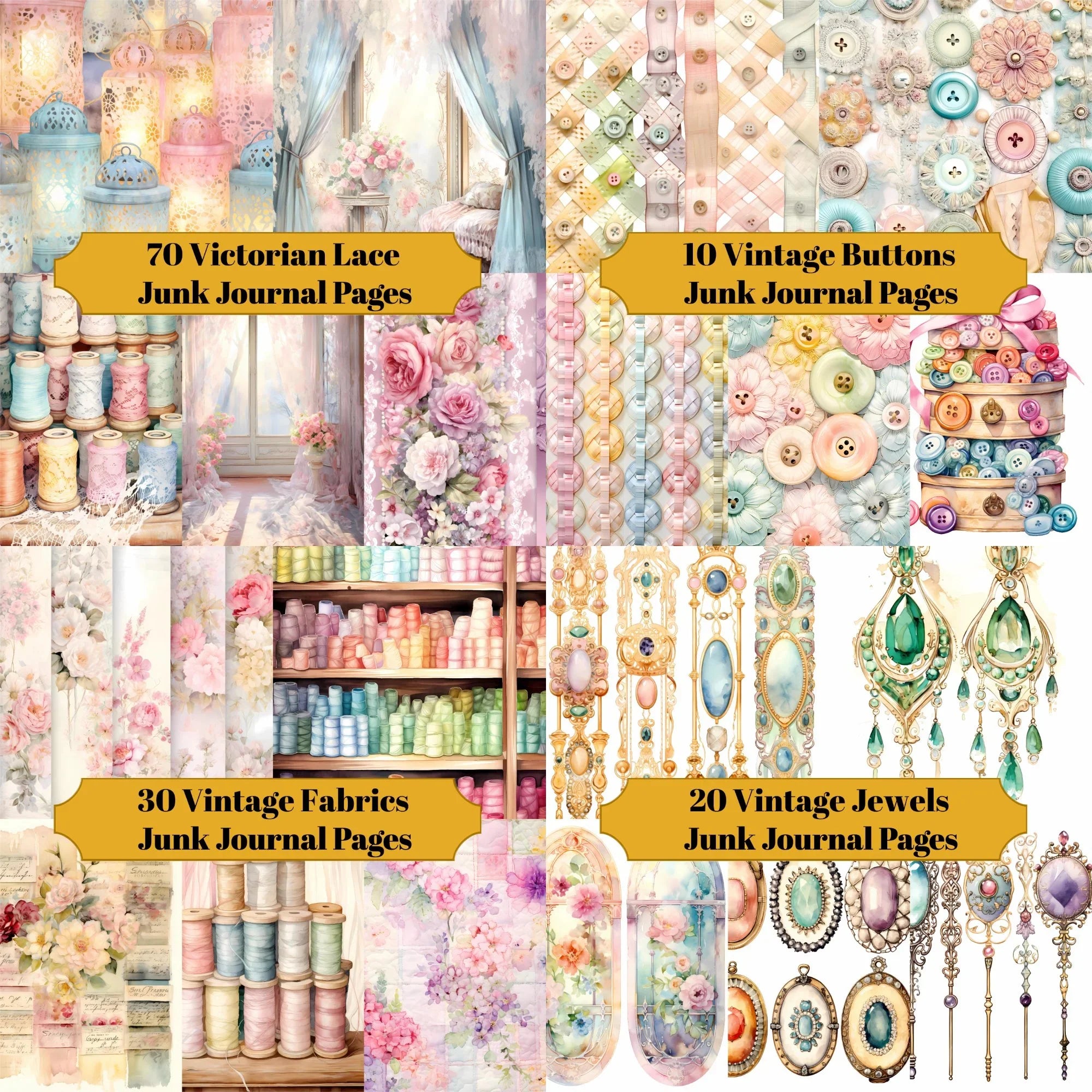 Shabby Chic Junk Journals