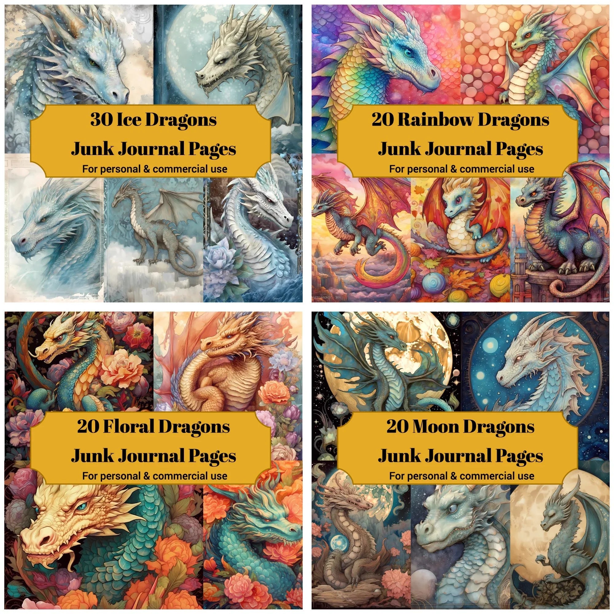 Dragons Junk Journals