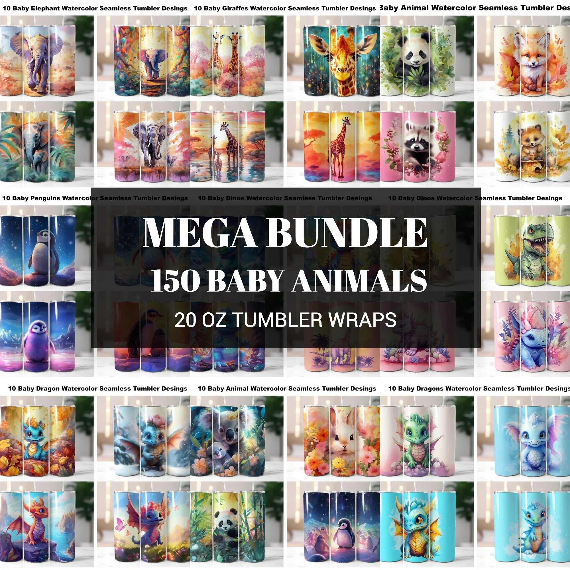Baby Animals Tumblers