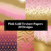 Pink Gold Texture Papers