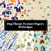 Hundethema Texturpapiere