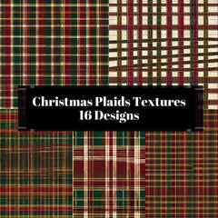 Christmas Plaids Textures - CraftNest - Digital Crafting and Art