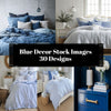 Blue Decor Stock Bilder
