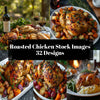 Roasted Chicken Stock Images