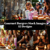 Gourmet Burgers Stock Images