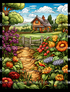 Farmers Garden Coloring Book 2 - CraftNest - Digital Crafting and Art