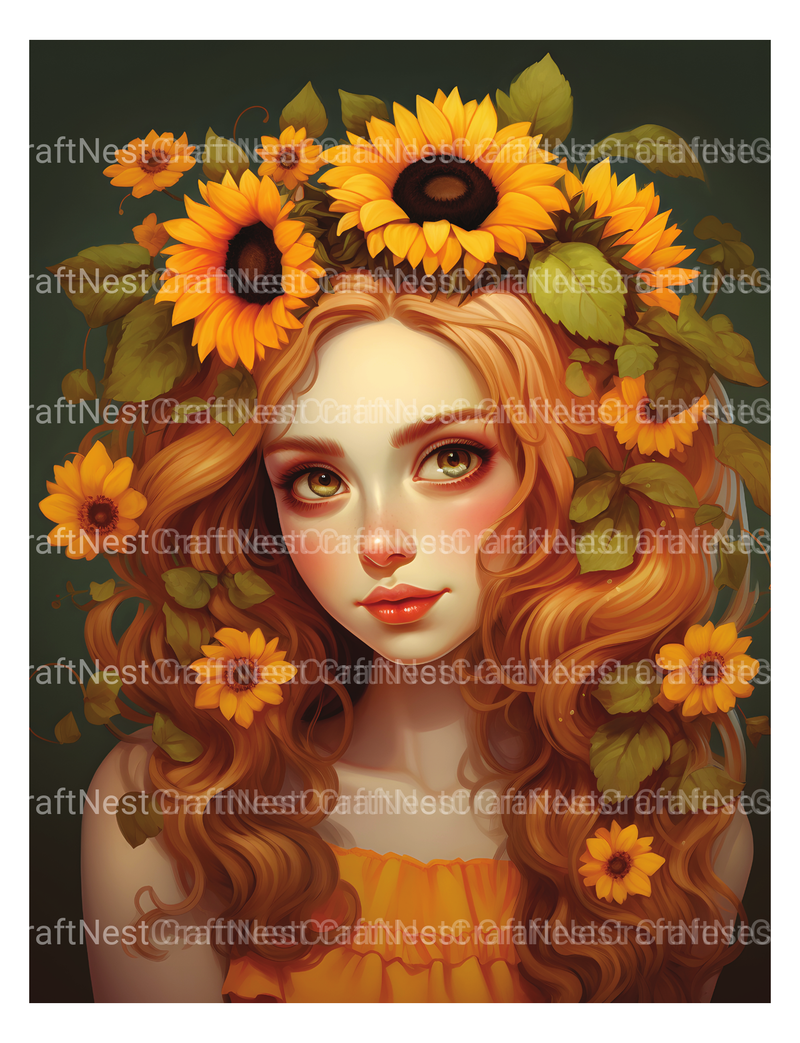 Venetian Carnival Woman Coloring Book - CraftNest - Digital Crafting and Art