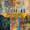 Boho Dreamcatcher Junk Journal Pages