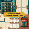 Habits Harmony Junk Journal Pages