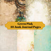 Green Pink Junk Journalseiten