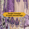 Purple Victorian Junk Journalseiten