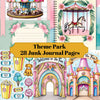 Theme Park Junk Journal Pages