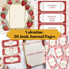Valentine Junk Journalseiten