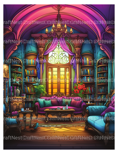 Interior Design Coloring Book - CraftNest - Digital Crafting and Art