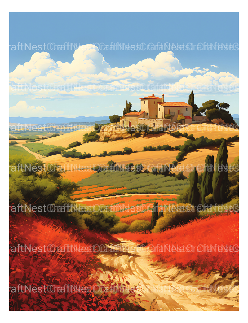 Spanish Country Houses Coloring Book - CraftNest - Digital Crafting and Art