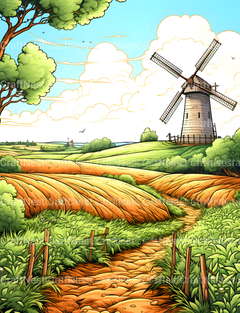 Country Life Coloring Book - CraftNest - Digital Crafting and Art