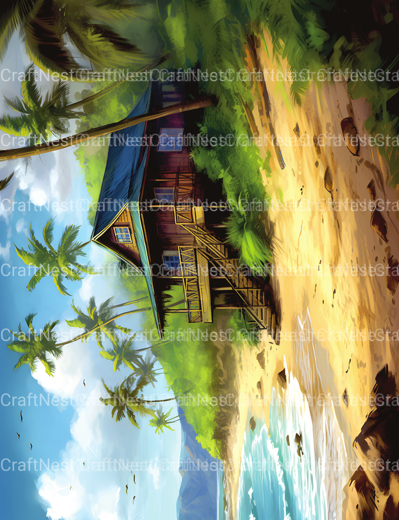 Hawaii Coloring Book - CraftNest - Digital Crafting and Art