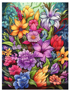 Springtime Garden Coloring Book - CraftNest - Digital Crafting and Art