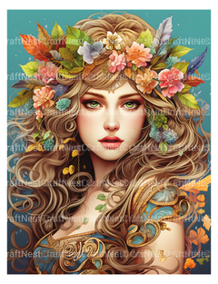 Beautiful Fairies Coloring Book - CraftNest - Digital Crafting and Art