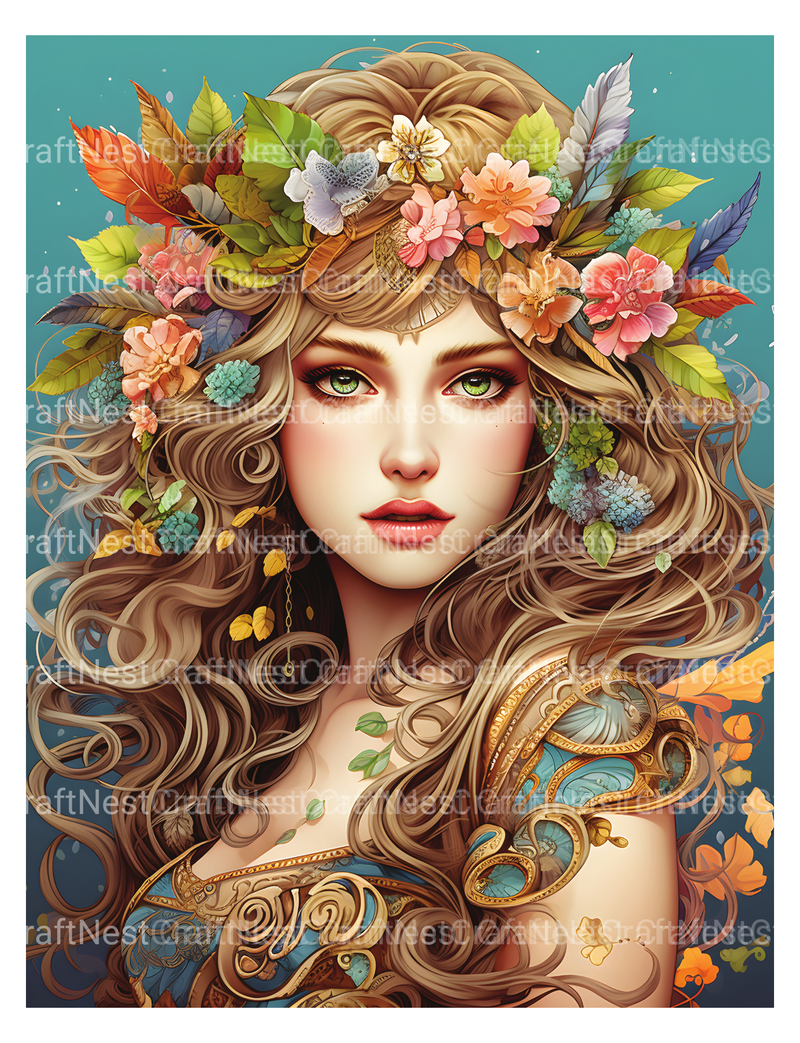 Beautiful Fairies Coloring Book - CraftNest - Digital Crafting and Art