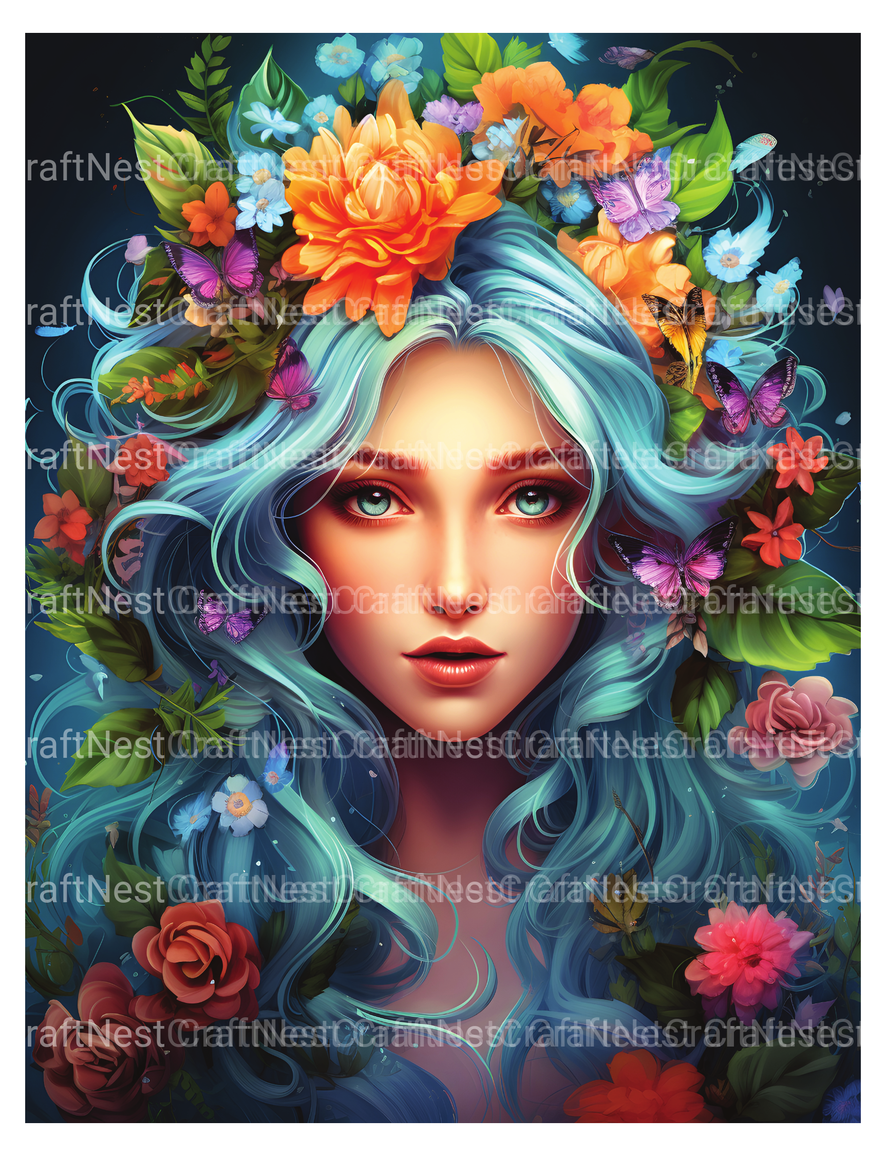 Beautiful Fairies Coloring Book - CraftNest - Digital Crafting and Art