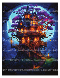 Treehouse Coloring Book - CraftNest - Digital Crafting and Art