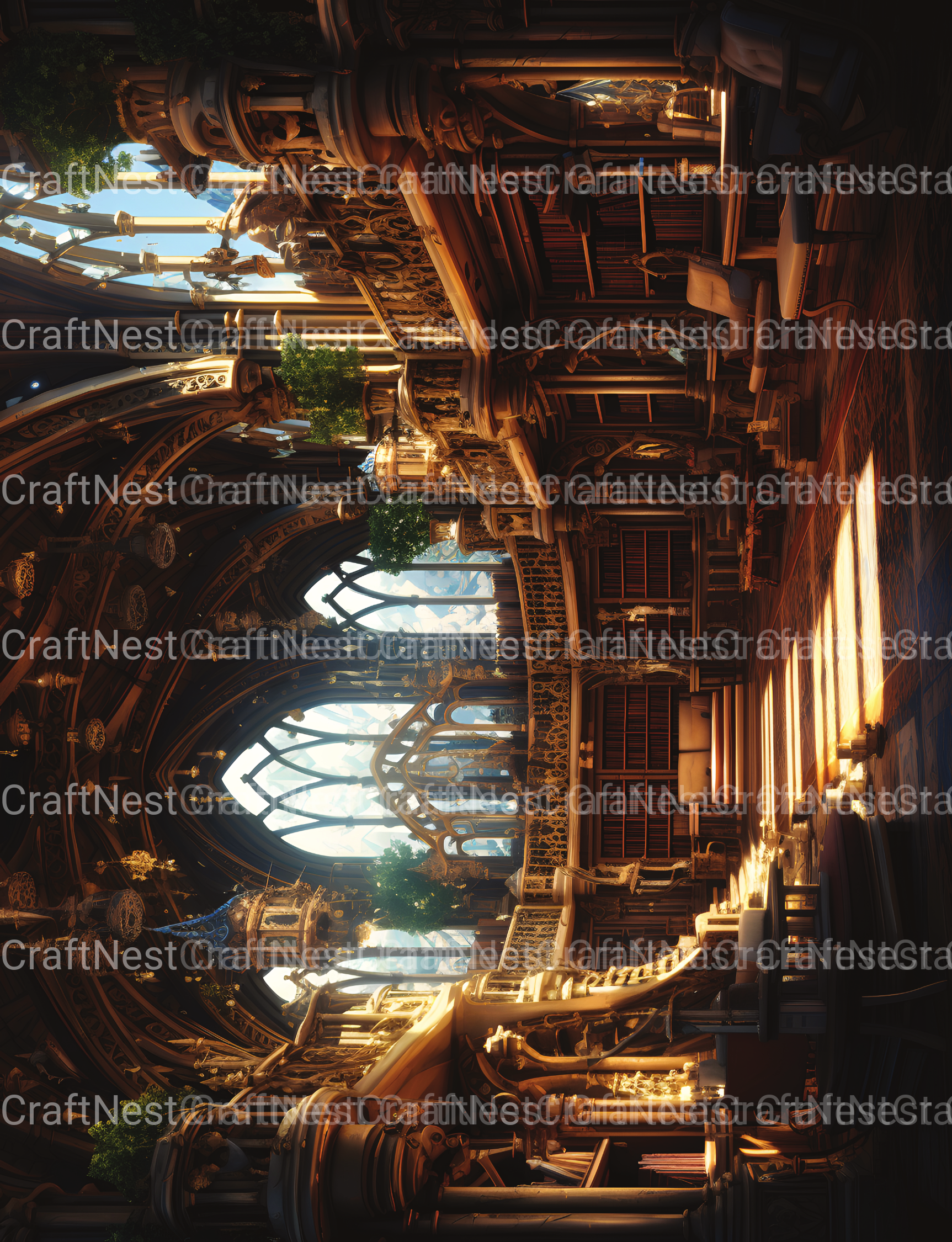 Lost Library Coloring Book - CraftNest - Digital Crafting and Art