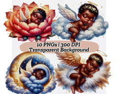 African Baby Angel - CraftNest - Digital Crafting and Art