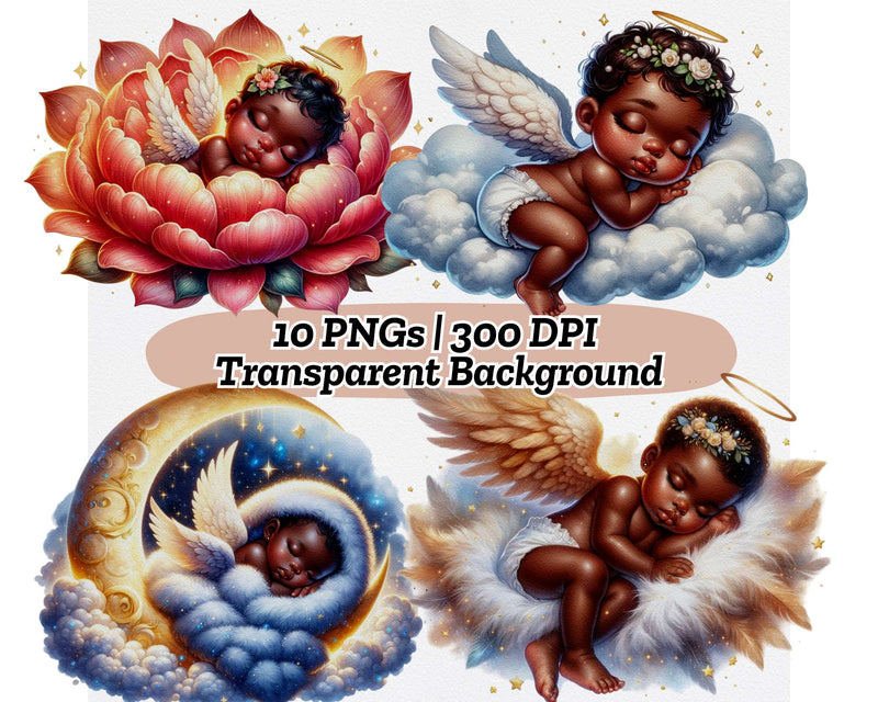 African Baby Angel - CraftNest - Digital Crafting and Art